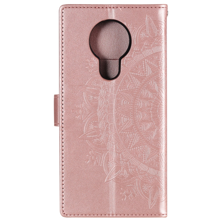 For Nokia 3.4 Totem Flower Embossed Horizontal Flip TPU + PU Leather Case with Holder & Card Slots & Wallet