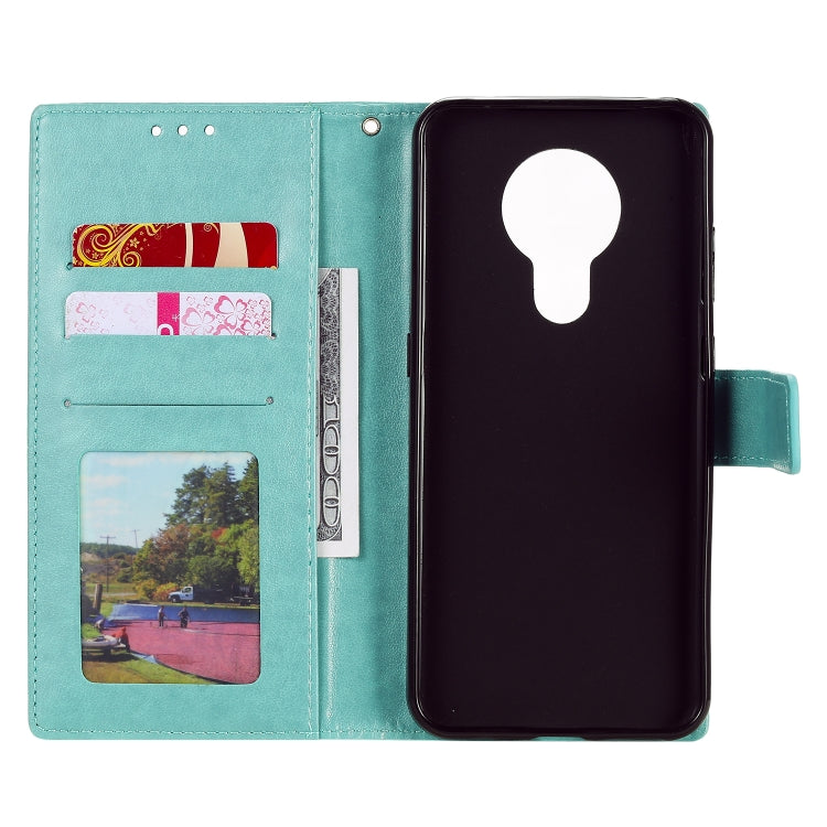 For Nokia 5.3 Totem Flower Embossed Horizontal Flip TPU + PU Leather Case with Holder & Card Slots & Wallet