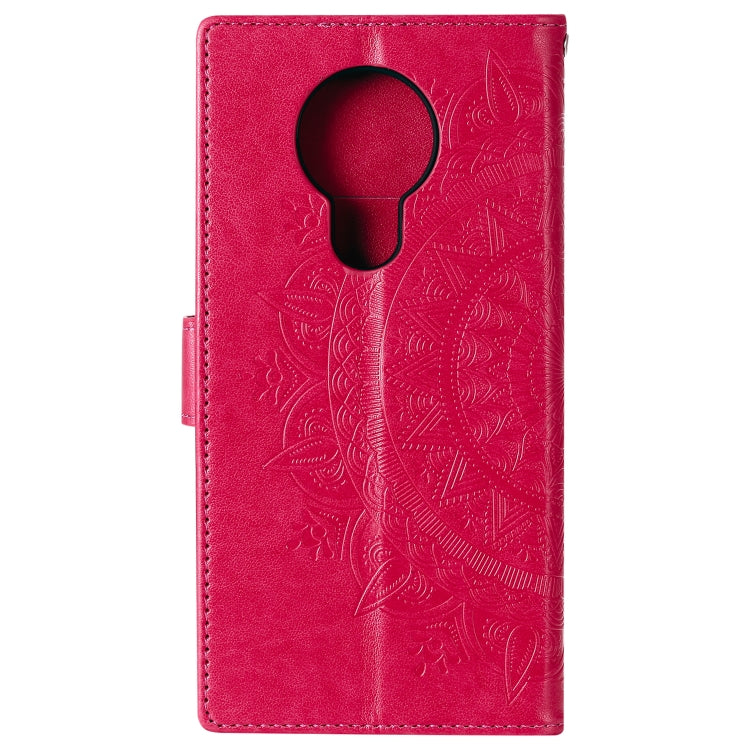For Nokia 5.3 Totem Flower Embossed Horizontal Flip TPU + PU Leather Case with Holder & Card Slots & Wallet