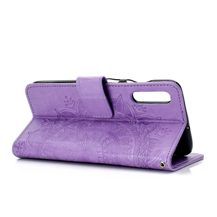 For Sony Xperia 1 II Totem Flower Embossed Horizontal Flip TPU + PU Leather Case with Holder & Card Slots & Wallet