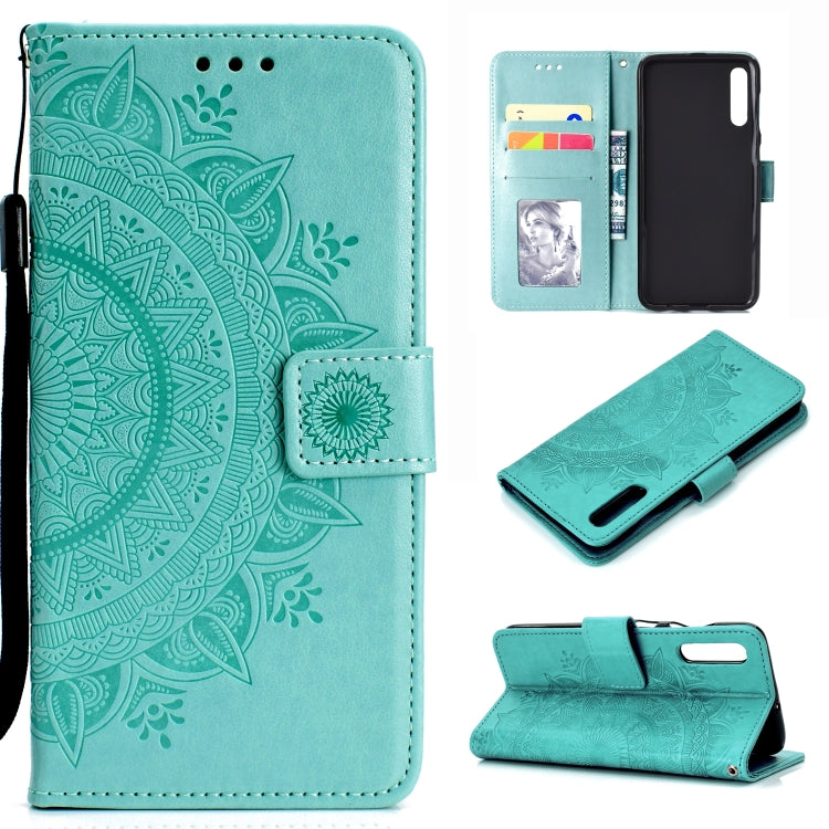 For Sony Xperia 10 II Totem Flower Embossed Horizontal Flip TPU + PU Leather Case with Holder & Card Slots & Wallet