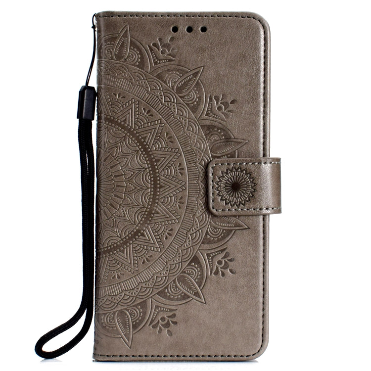 For Sony Xperia 10 II Totem Flower Embossed Horizontal Flip TPU + PU Leather Case with Holder & Card Slots & Wallet