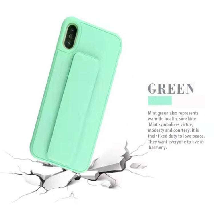 For Galaxy M20 Shockproof PC + TPU Protective Case with Wristband & Holder
