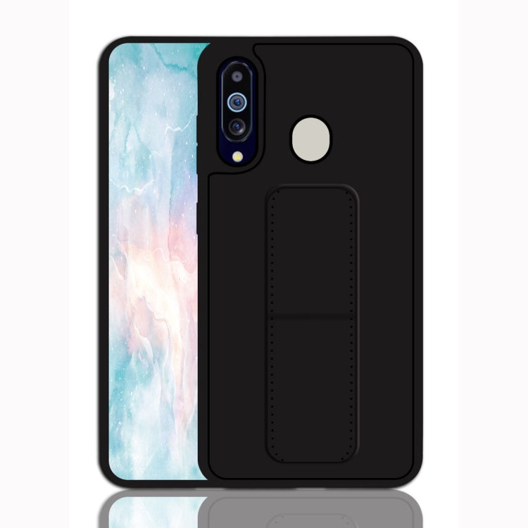 For Galaxy M40 / A60 Shockproof PC + TPU Protective Case with Wristband & Holder