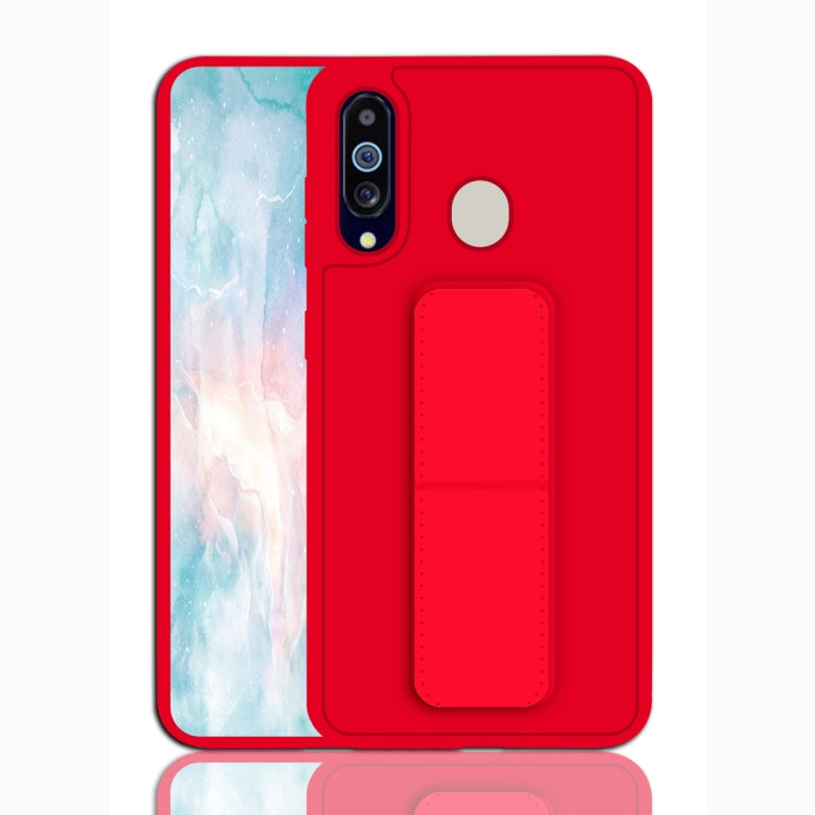 For Galaxy M40 / A60 Shockproof PC + TPU Protective Case with Wristband & Holder