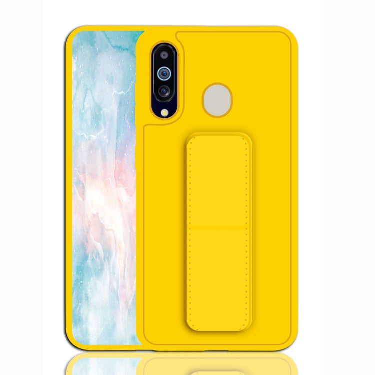 For Galaxy M40 / A60 Shockproof PC + TPU Protective Case with Wristband & Holder