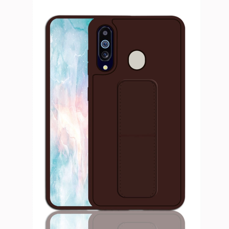 For Galaxy M40 / A60 Shockproof PC + TPU Protective Case with Wristband & Holder