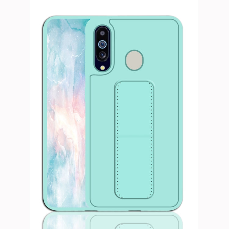 For Galaxy M40 / A60 Shockproof PC + TPU Protective Case with Wristband & Holder