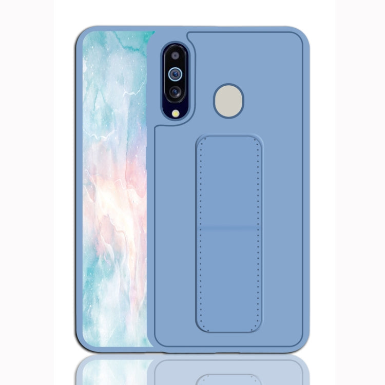 For Galaxy M40 / A60 Shockproof PC + TPU Protective Case with Wristband & Holder