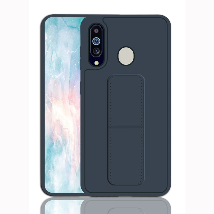 For Galaxy M40 / A60 Shockproof PC + TPU Protective Case with Wristband & Holder