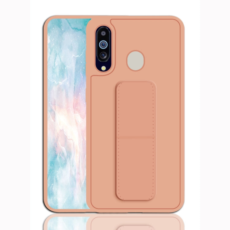 For Galaxy M40 / A60 Shockproof PC + TPU Protective Case with Wristband & Holder