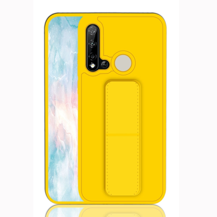 For Huawei P20 Lite Shockproof PC + TPU Protective Case with Wristband & Holder