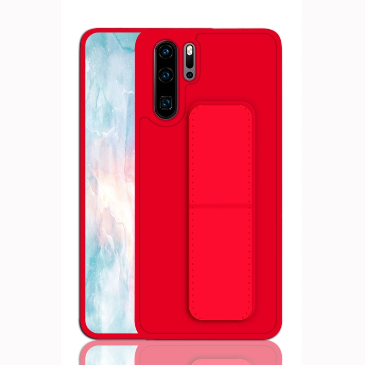 For Huawei P30 Pro Shockproof PC + TPU Protective Case with Wristband & Holder