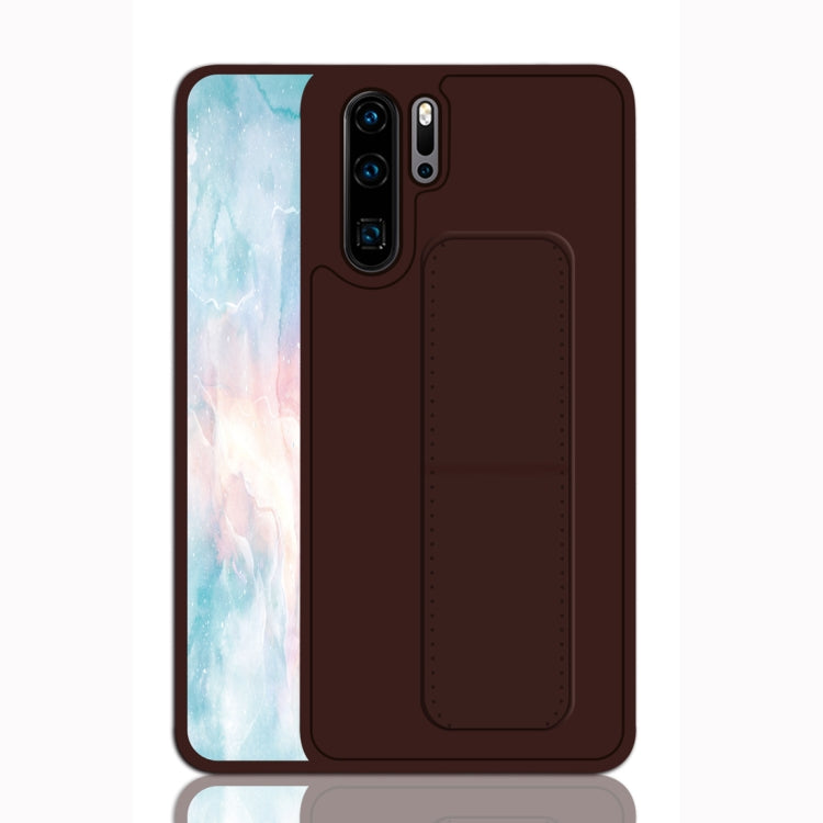 For Huawei P30 Pro Shockproof PC + TPU Protective Case with Wristband & Holder