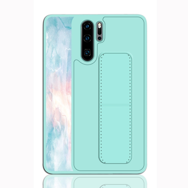 For Huawei P30 Pro Shockproof PC + TPU Protective Case with Wristband & Holder