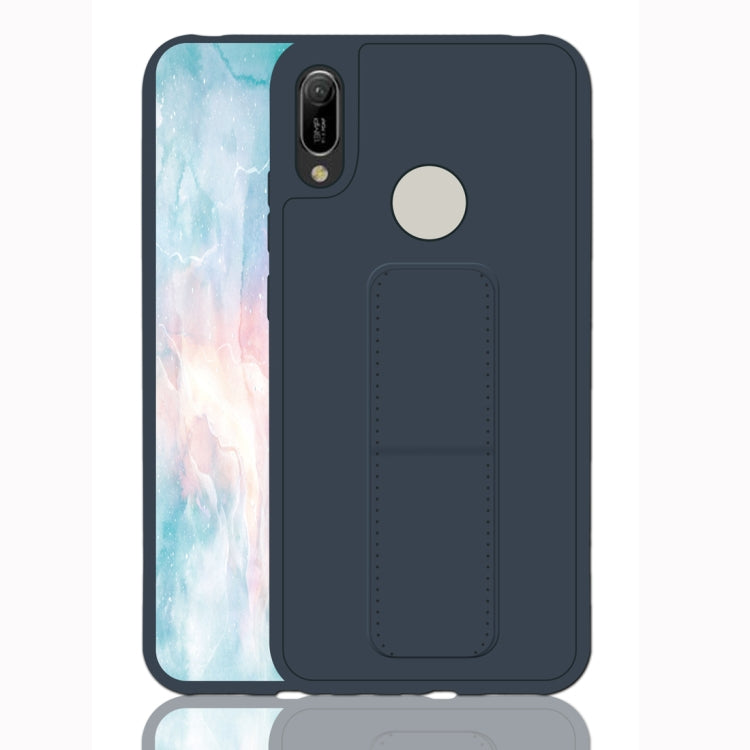 For Huawei Y6 (2019) Shockproof PC + TPU Protective Case with Wristband & Holder