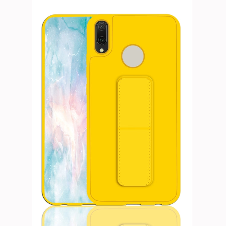 For Huawei Y9 (2019) Shockproof PC + TPU Protective Case with Wristband & Holder