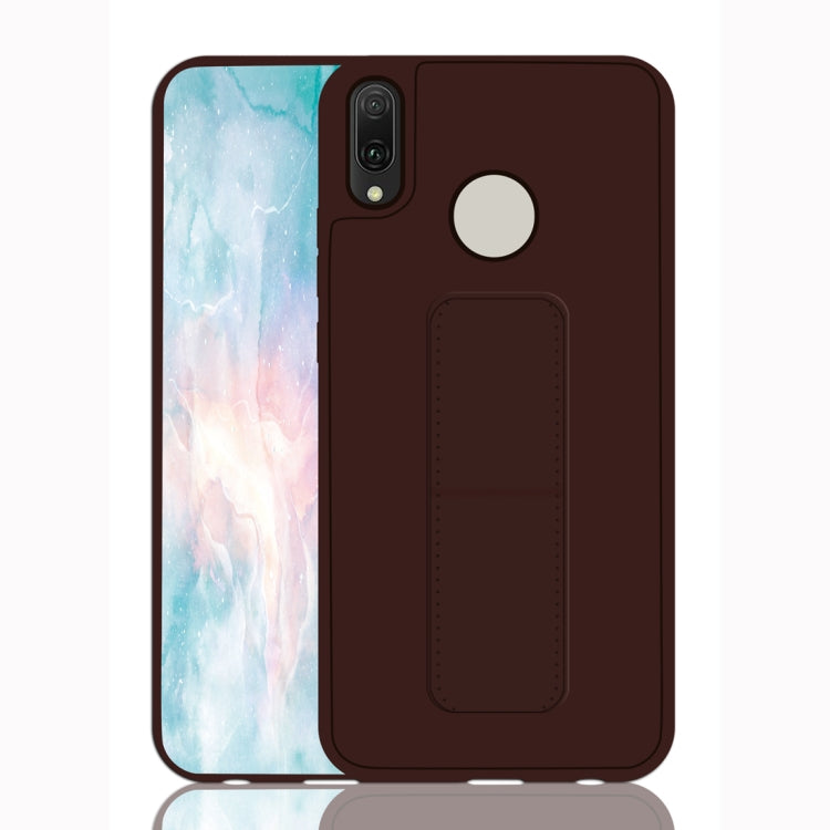 For Huawei Y9 (2019) Shockproof PC + TPU Protective Case with Wristband & Holder