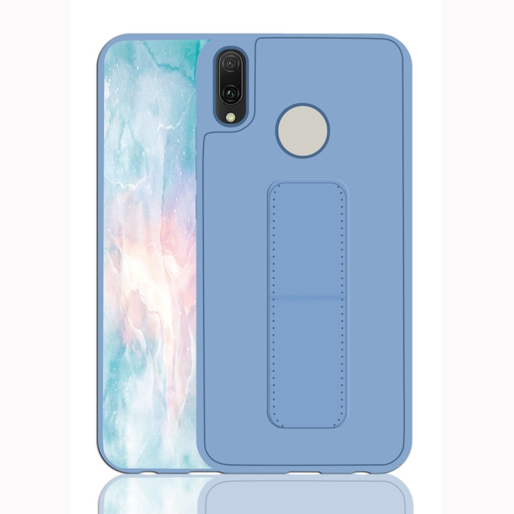 For Huawei Y9 (2019) Shockproof PC + TPU Protective Case with Wristband & Holder