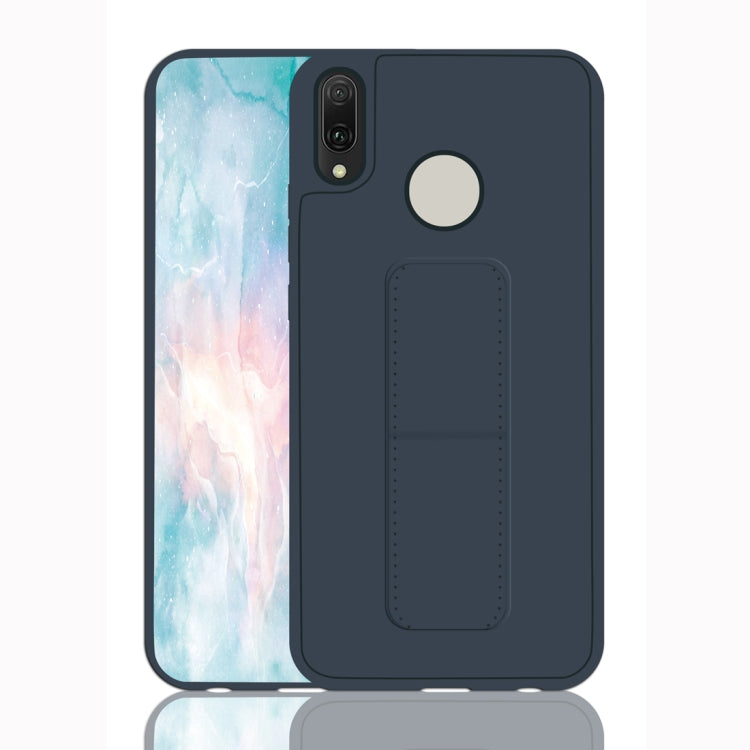 For Huawei Y9 (2019) Shockproof PC + TPU Protective Case with Wristband & Holder