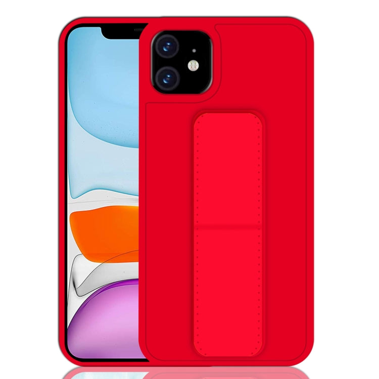 For iPhone 11 Shockproof PC + TPU Protective Case with Wristband & Holder