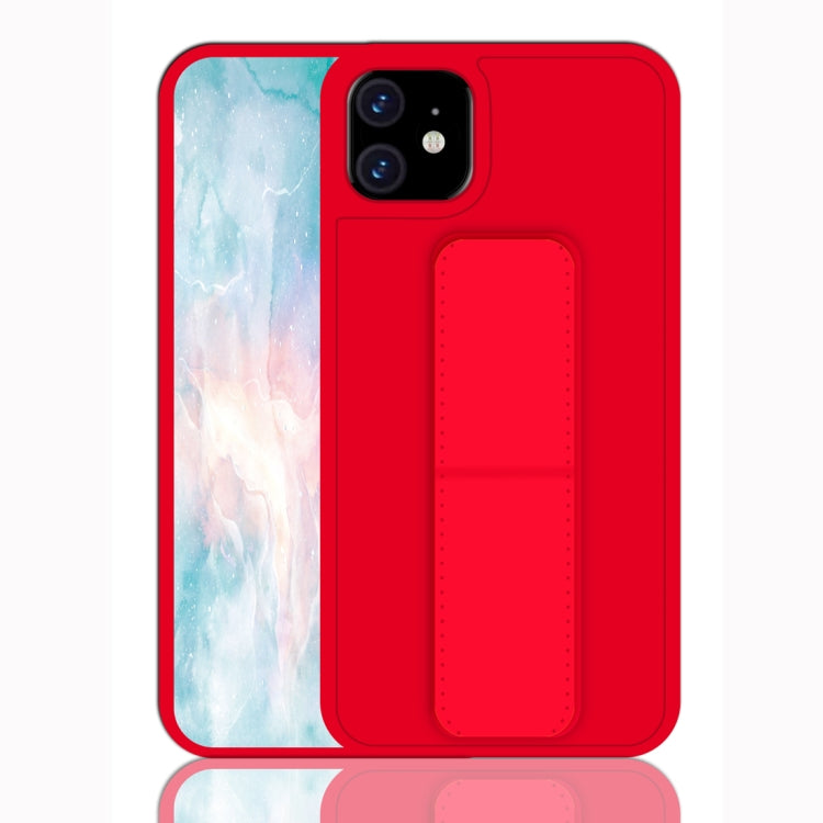 For iPhone 11 Shockproof PC + TPU Protective Case with Wristband & Holder
