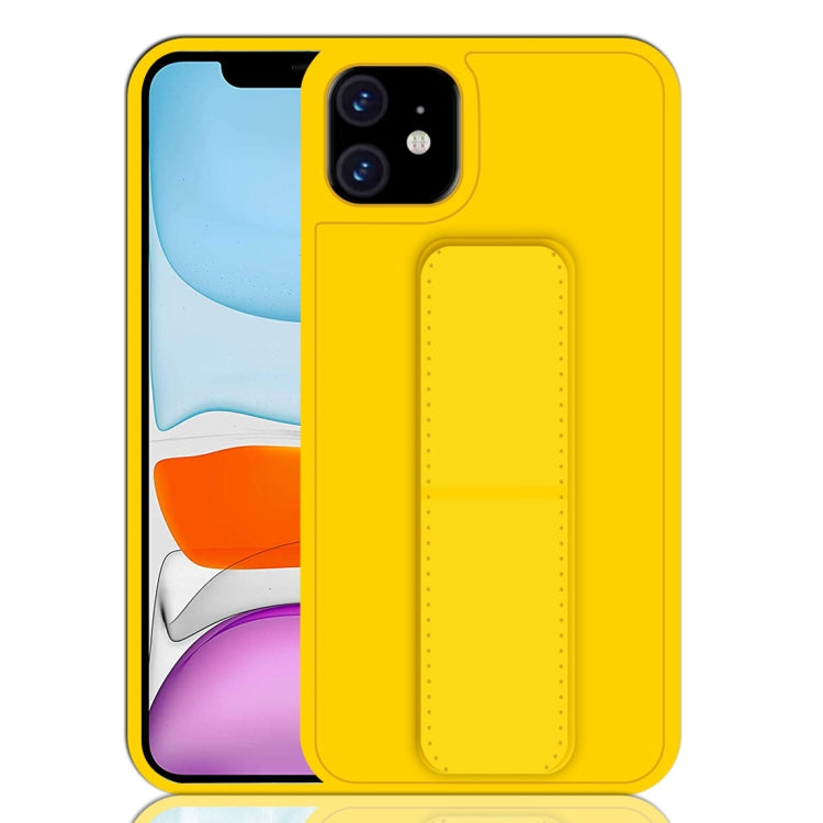 For iPhone 11 Shockproof PC + TPU Protective Case with Wristband & Holder