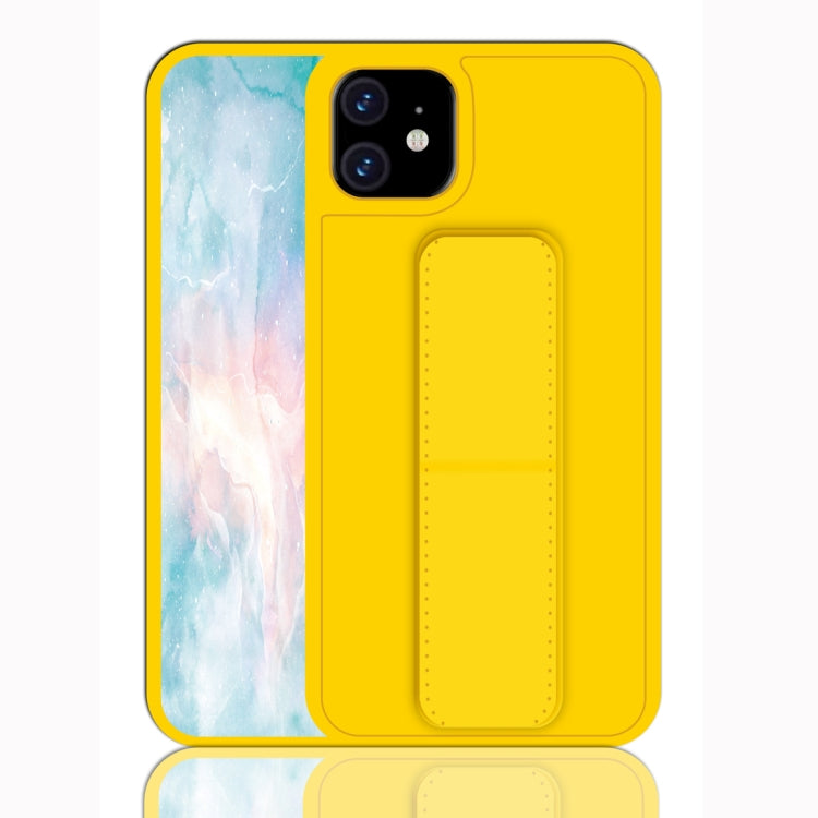 For iPhone 11 Shockproof PC + TPU Protective Case with Wristband & Holder