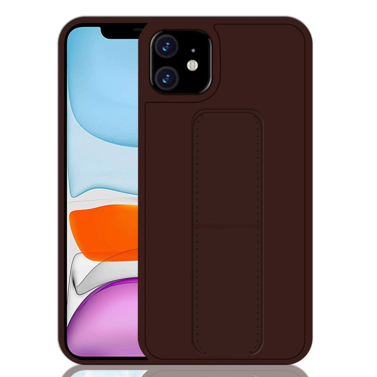 For iPhone 11 Shockproof PC + TPU Protective Case with Wristband & Holder