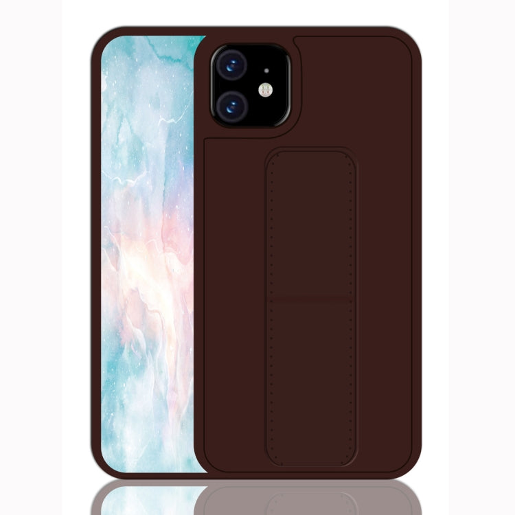 For iPhone 11 Shockproof PC + TPU Protective Case with Wristband & Holder