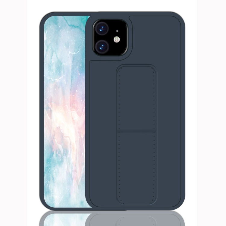 For iPhone 11 Shockproof PC + TPU Protective Case with Wristband & Holder