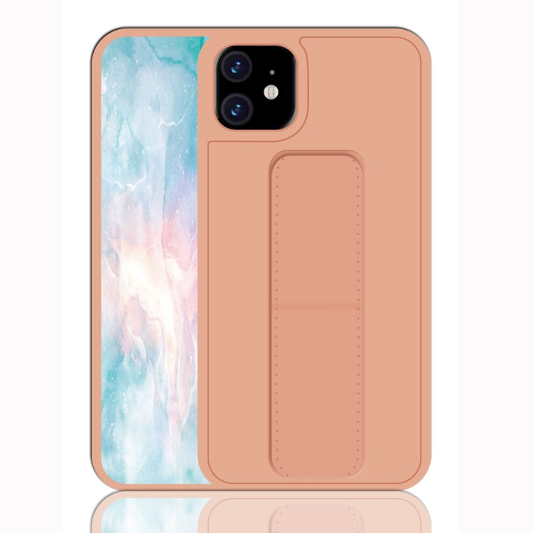 For iPhone 11 Shockproof PC + TPU Protective Case with Wristband & Holder
