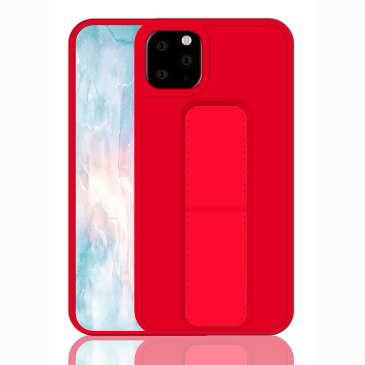 For iPhone 11 Pro Max Shockproof PC + TPU Protective Case with Wristband & Holder