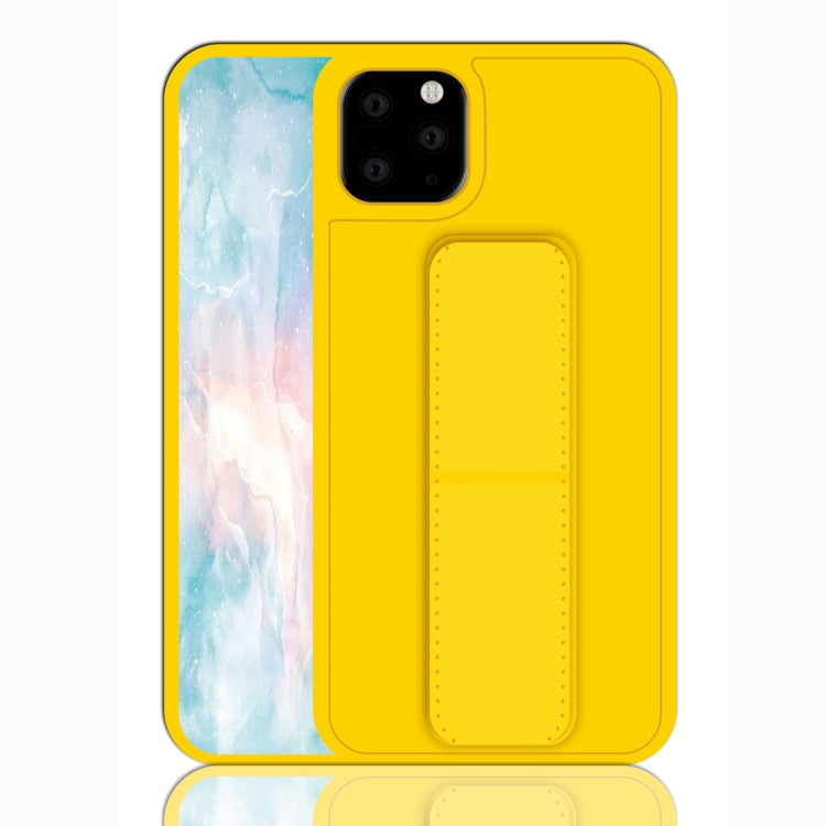 For iPhone 11 Pro Max Shockproof PC + TPU Protective Case with Wristband & Holder