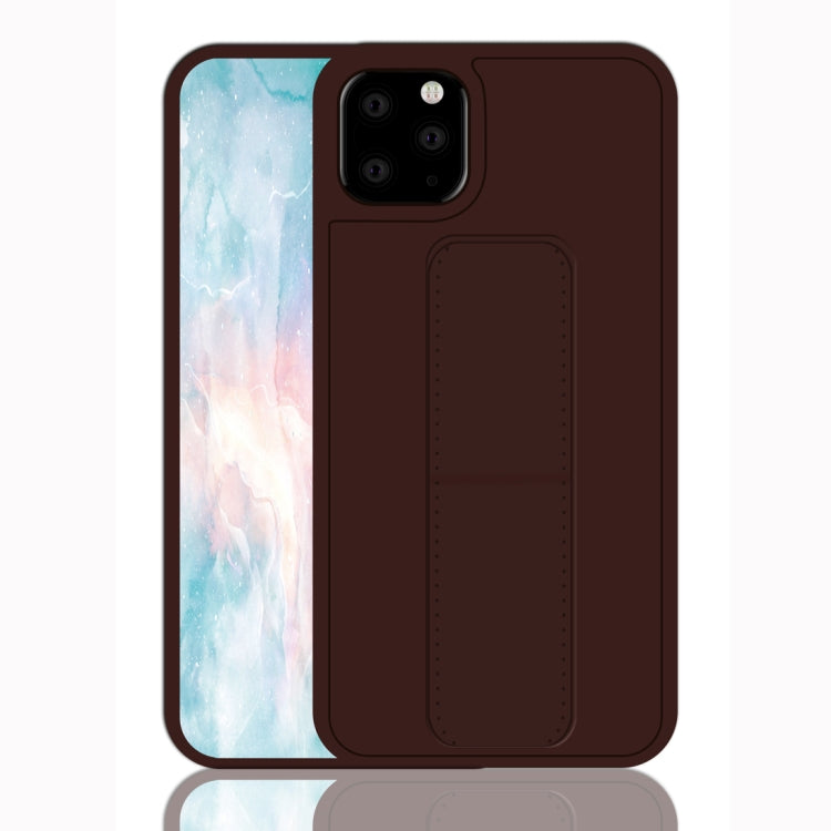 For iPhone 11 Pro Max Shockproof PC + TPU Protective Case with Wristband & Holder