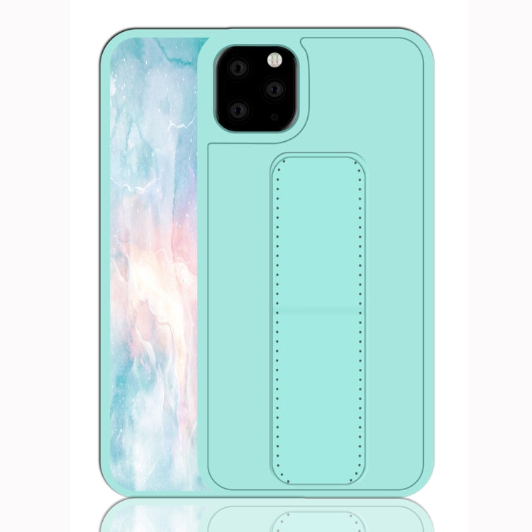 For iPhone 11 Pro Max Shockproof PC + TPU Protective Case with Wristband & Holder