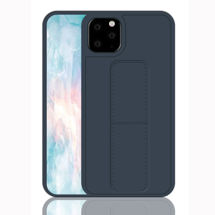 For iPhone 11 Pro Max Shockproof PC + TPU Protective Case with Wristband & Holder