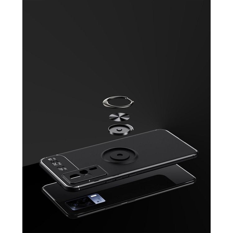 For vivo S9e Metal Ring Holder 360 Degree Rotating TPU Case