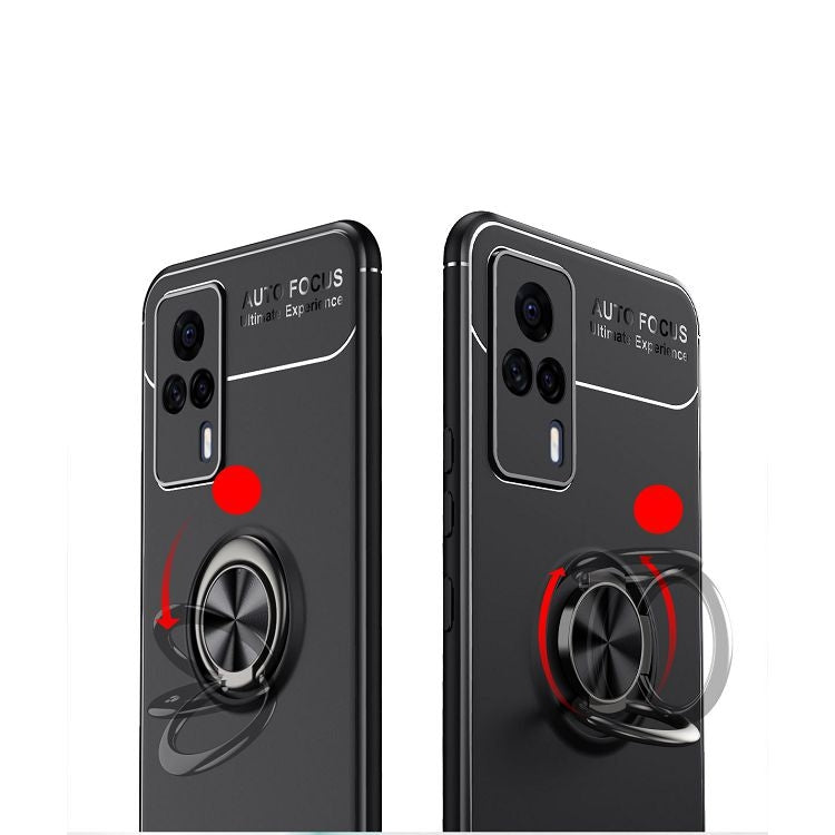 For vivo S9e Metal Ring Holder 360 Degree Rotating TPU Case