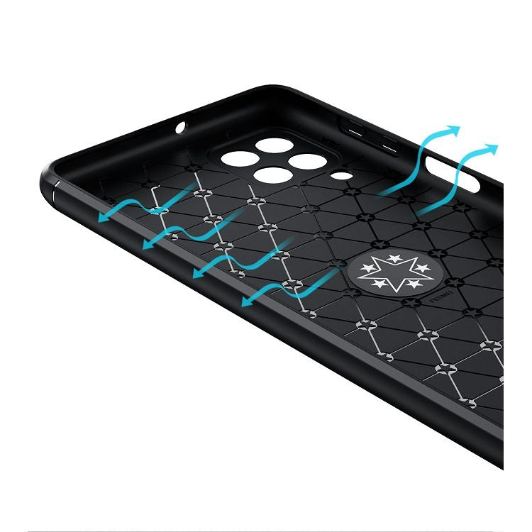 For Samsung Galaxy F62 Metal Ring Holder 360 Degree Rotating TPU Case