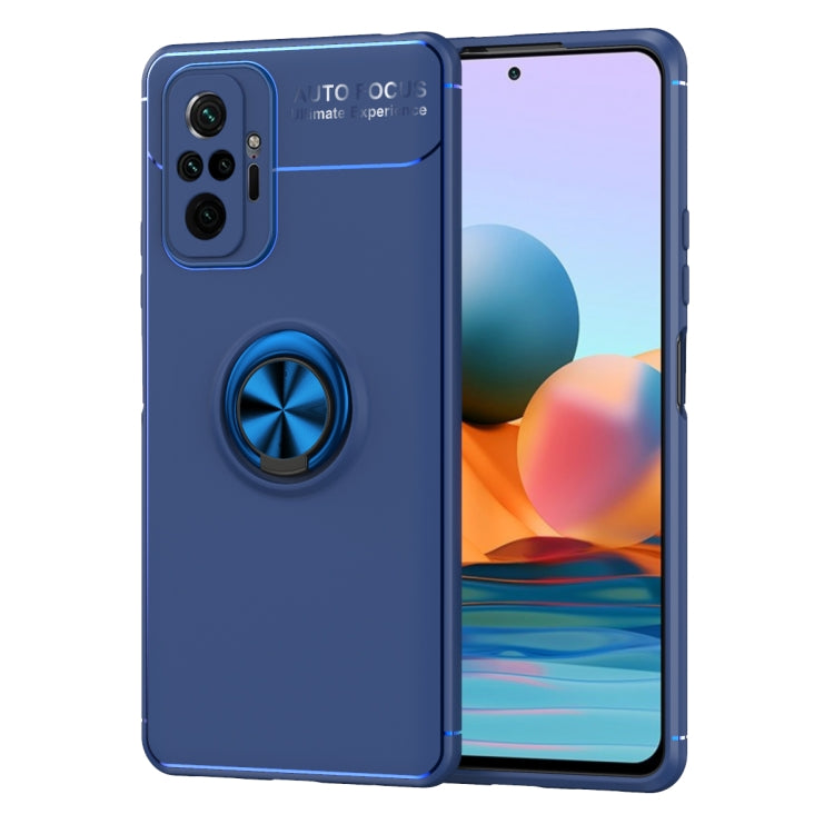 For Xiaomi Redmi Note 10 Pro Metal Ring Holder 360 Degree Rotating TPU Case