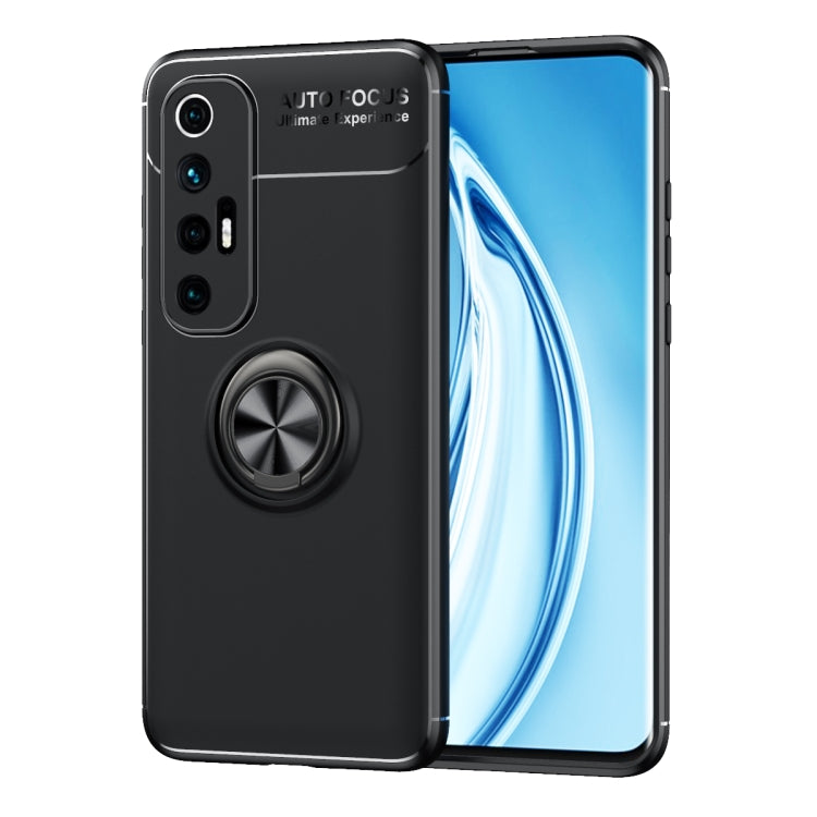 For Xiaomi Mi 10S Metal Ring Holder 360 Degree Rotating TPU Case