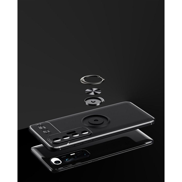 For Xiaomi Mi 10S Metal Ring Holder 360 Degree Rotating TPU Case