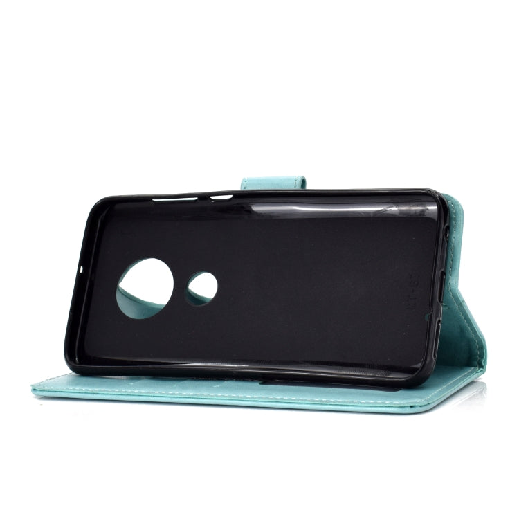 For Motorola Moto G7 Totem Flower Embossed Horizontal Flip TPU + PU Leather Case with Holder & Card Slots & Wallet
