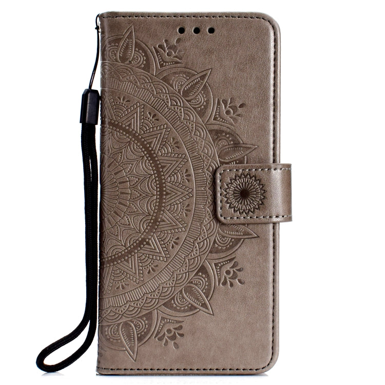 For Motorola Moto G7 Totem Flower Embossed Horizontal Flip TPU + PU Leather Case with Holder & Card Slots & Wallet