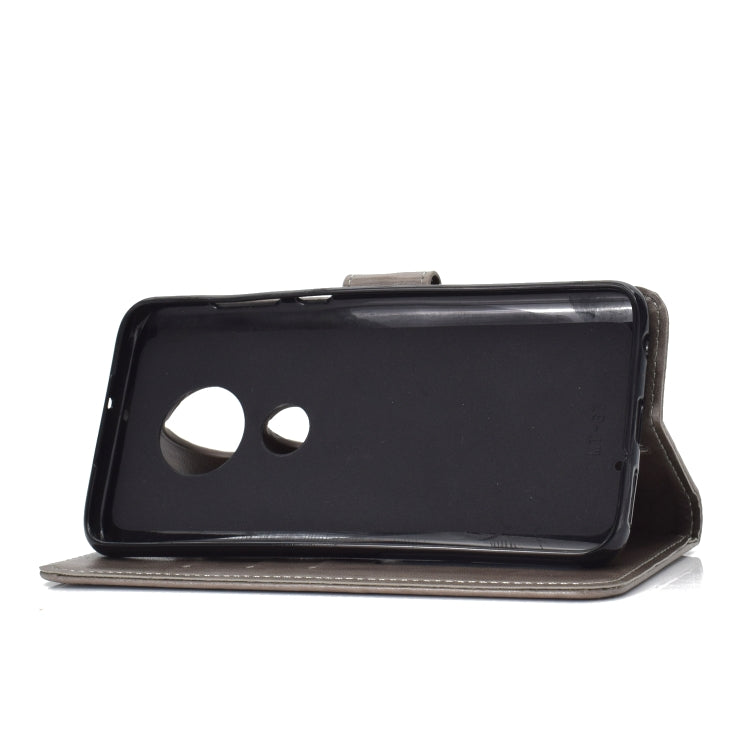 For Motorola Moto G7 Totem Flower Embossed Horizontal Flip TPU + PU Leather Case with Holder & Card Slots & Wallet