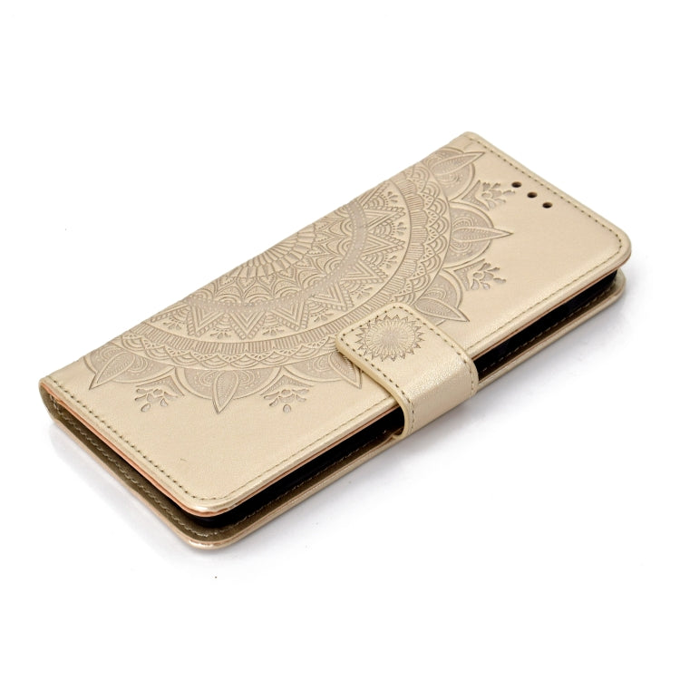 For Motorola Moto G7 Totem Flower Embossed Horizontal Flip TPU + PU Leather Case with Holder & Card Slots & Wallet