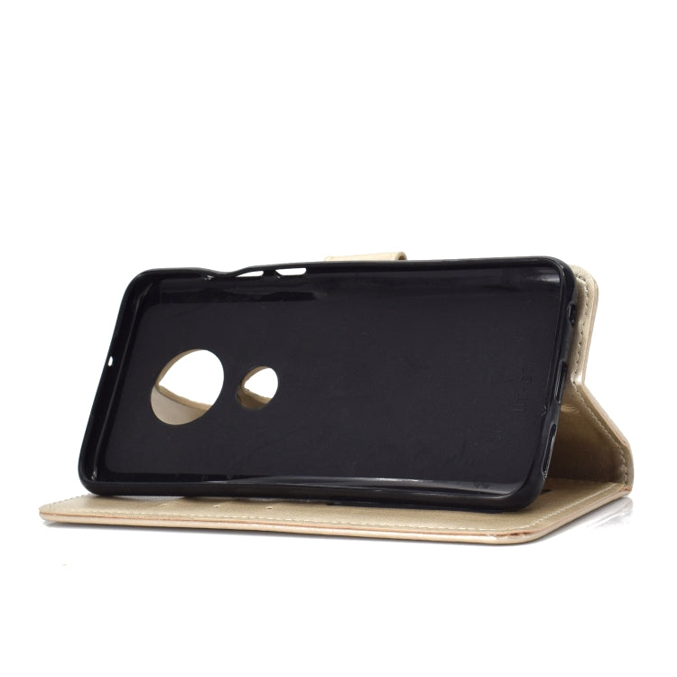 For Motorola Moto G7 Totem Flower Embossed Horizontal Flip TPU + PU Leather Case with Holder & Card Slots & Wallet