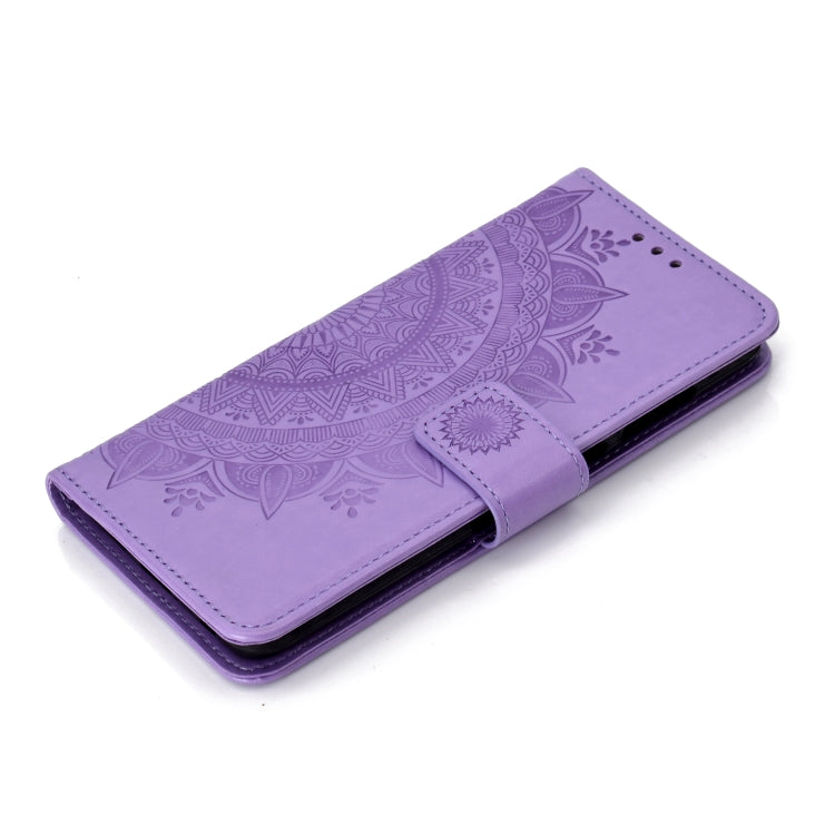 For Motorola Moto G7 Totem Flower Embossed Horizontal Flip TPU + PU Leather Case with Holder & Card Slots & Wallet