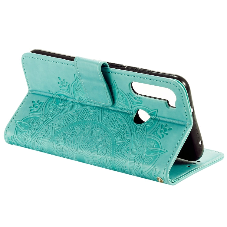 For Motorola Moto G8 Power Totem Flower Embossed Horizontal Flip TPU + PU Leather Case with Holder & Card Slots & Wallet